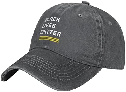 Crni životi materijski bejzbol kapa koji se može popraviti kaubojski šeširi maćin žena golf šeširi