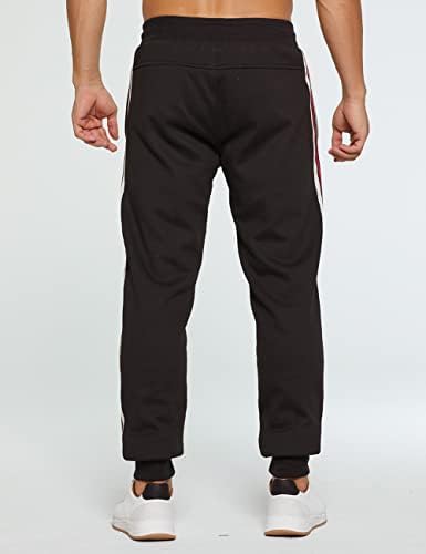 Manluodanni muške joggers hlače sa džepovima sa patentnim zatvaračem Atletski labavi-fit duksevi za vježbanje, trčanje, trening