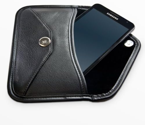 Boxwave Case kompatibilan sa Meizu C9 - Elite kožnom messenger torbicom, sintetičkim kožnim poklopcem Envelope dizajn za Meizu C9