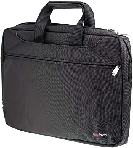 Navitech crna elegantna putna torba za vodu - kompatibilna sa prenosivim DVD playerom Sunpin 10.5
