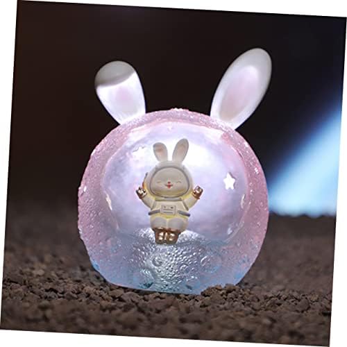 BESTOYARD Space Rabbit mala noćna lampa Kućni dekor stoni Topper noćne lampe za djecu 2023 Novogodišnji pokloni dekorativna stolna