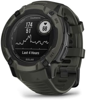 Garmin Instinct 2x solarni, robusni GPS Smartwatch, ugrađena baterijska lampa, mogućnost solarnog punjenja, Multi-Band GNSS, Moss