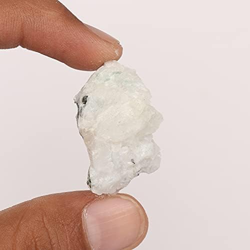 Gemhub gruba labava bijela Rainbow Kalcit draguljastih kamena 77,50 karat certificirani čakrilični kristali, energetski kamen, komad