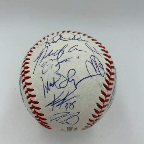 2008 Philadelphia Phillies World Series TEAMS je potpisao W.S. Baseball JSA COA - autogramirani bejzbol