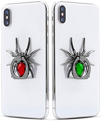 Froiny Phone Phone postolje Metal Spider prsten držač prstena 360 Rotirajte telefon Stent Diamond Mobile Nositelja, crvena