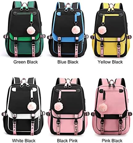 MQUN ruksak za laptop školske torbe Muškarci Žene sa USB punjenjem i slušalicama Port Ležerne prilike na otvorenom ruksak