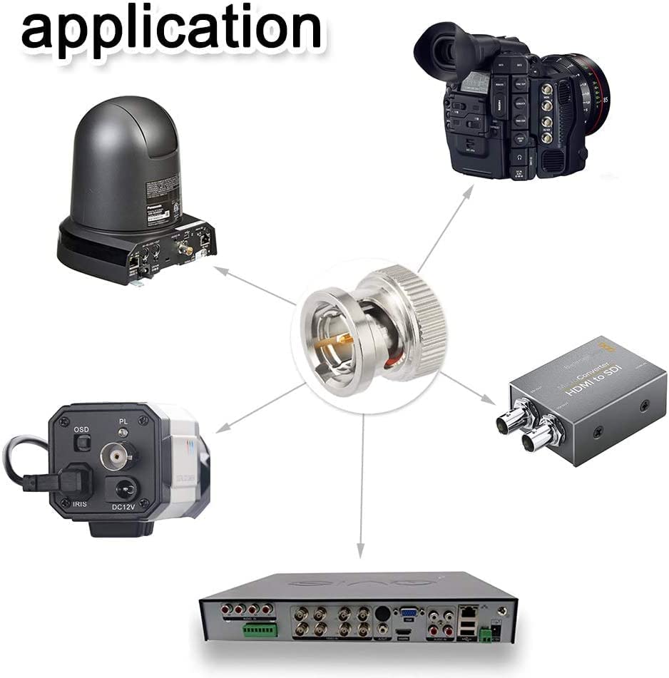 Superbat SDI kabel BNC kabel 3G / 6g / 12G SDI kabel 50ft, podržava UHD 3G-SDI / 6G-SDI / 4K / 6K video dekoder dekoder, precizni