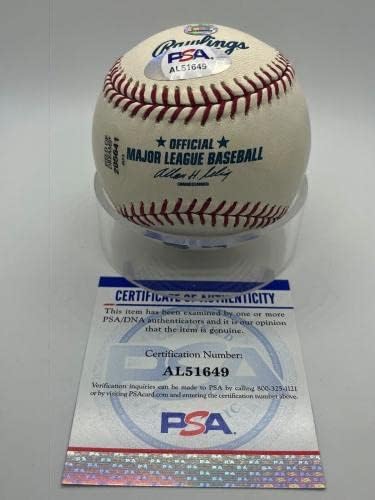 Monte Irvin New York Giants potpisali su autografa Službena MLB Baseball PSA DNA * 49 - autogramirani bejzbol