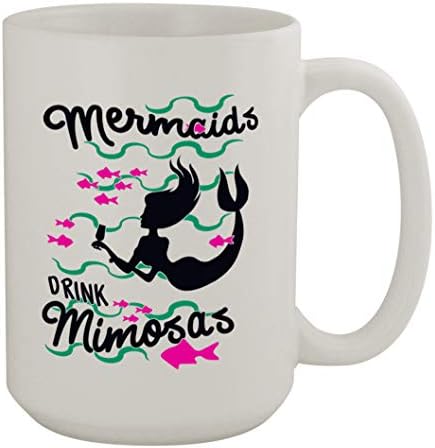 Sredina puta sirene piju mimoze 351 - lijepa smiješna humorna keramička 15oz šolja za kafu