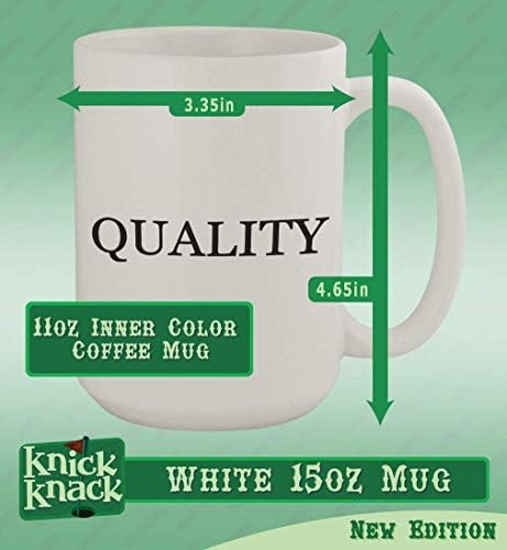 Knick Knack pokloni u Dogecoinu kojem vjerujemo - 15oz keramička Bijela šolja za kafu