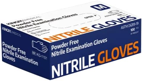 nitrilne medicinske rukavice 510, 4 mil, bez lateksa i praha , hemijski ocijenjeni, jednokratni, teksturirani prsti