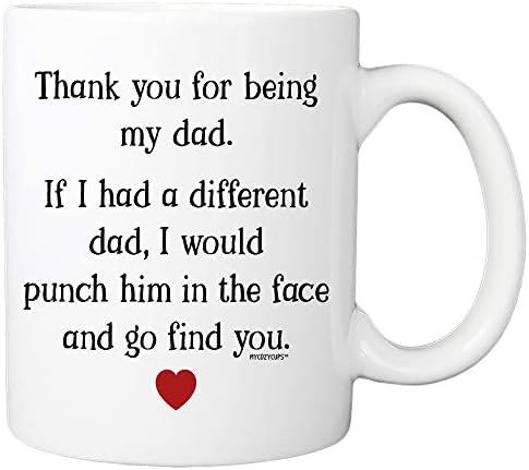 Hvala ti što si moj tata šolja za kafu-11oz Šolja za tatu, tatu, oca-rođendan, Božić, poklon za Majčin dan za nju