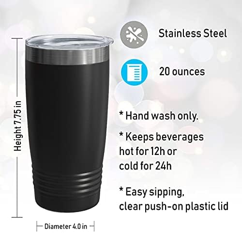 Otac Hockey Player Tumbler 20oz ponosni hokej tata nehrđajući čelik Očev dan Smešni poklon za muškarce VS85250