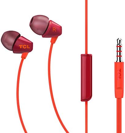 TCL FOCL 100 uši ušima žičane slušalice sa pasivnim izolacijom buke i ugrađenim mikrofonom - zalazak sunca narančasta