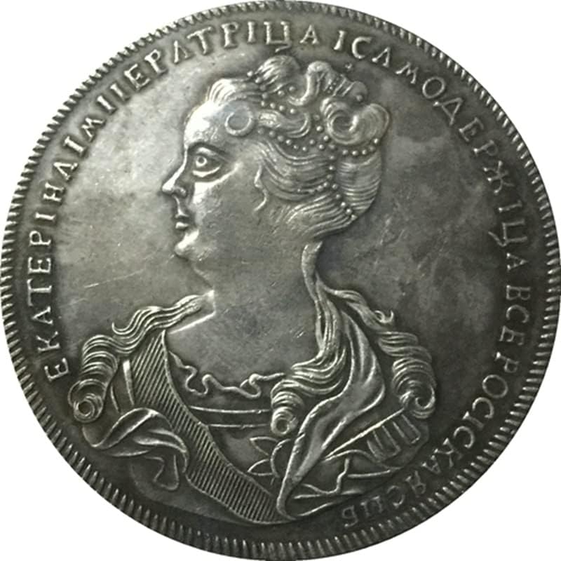 Ruski antikni novčić 1725 rubalja 42mm