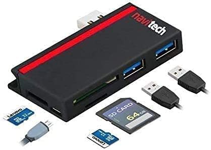 Navitech 2 u 1 laptop/Tablet USB 3.0 / 2.0 Hub Adapter/Micro USB ulaz sa SD / Micro SD čitač kartica kompatibilan sa HP 17-cn0048na
