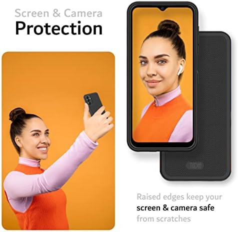 Tudia Slim Grip dizajniran za Samsung Galaxy A14 5g, [LINNGRIP] SOFTSO otporan na udarce bez klizanja Soft TPU ultra tanka zaštita