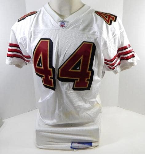 2002 San Francisco 49ers 44 Igra izdana Bijeli dres 44 DP29218 - Neintred NFL igra rabljeni dresovi