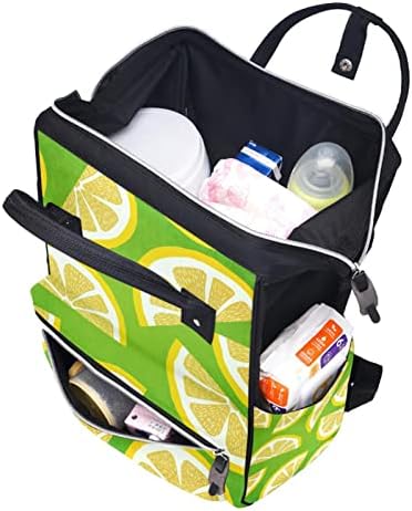 Guerotkr Travel Backpack, Bag za peleni, Backpack Pelenerine, Voćni limun