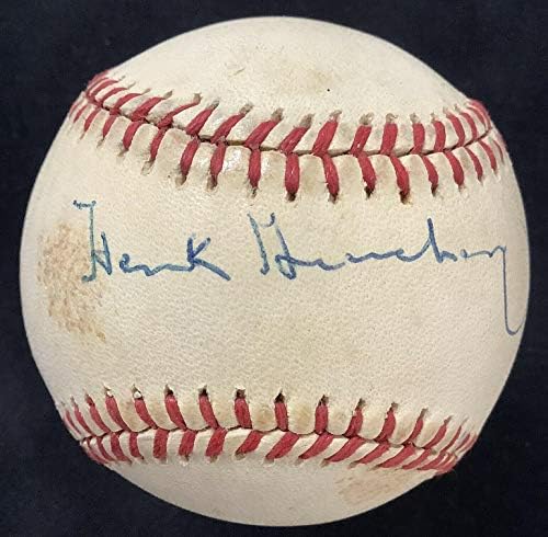 Hank Greenberg potpisao bejzbol Lee Macphail Detroit Tigers Autograph WSC Hof JSA - AUTOGREM BASEBALLS