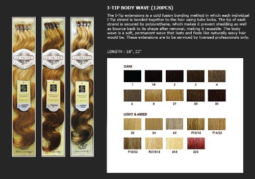 Le Prive Remy Hair Couture Ekstenzije Za Kosu 22 I-Tip Body Wave 24
