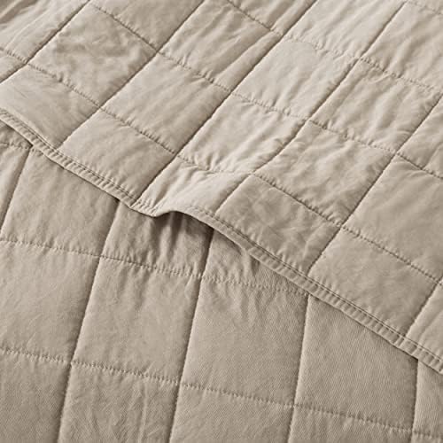 B2EVEAVE posteljine za posteljinu s jastukom, laganim shams, laganim mekim prekrivačem, prekrivanim pokrivačem tankog kompforterskog