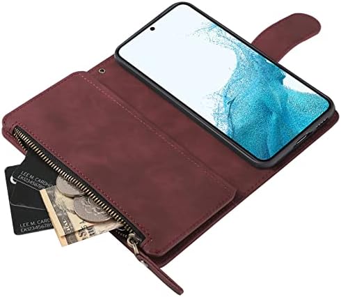 RANYOK kompatibilan sa futrolom za novčanik Galaxy S23 Plus 5G, premium PU kožnom zatvaračem Folio RFID blokada sa utorom za kartice