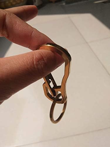 Anolay Carabiner Clip uvlačiv prsten za prsten od titanijumske tipke Brze puštanje Kuke za muškarce žene