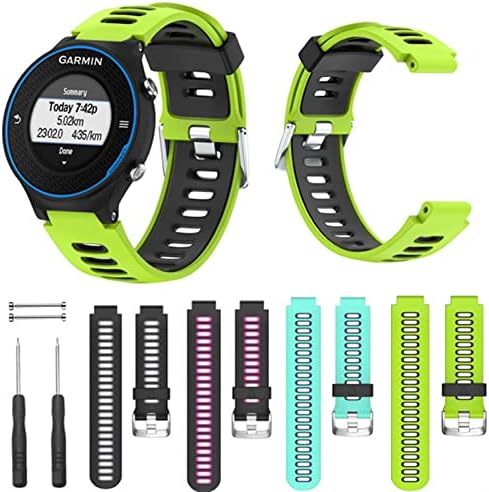 BUDAY zamjena meke silikonske trake za sat za Garmin Forerunner 735XT/235/620/630 gledaj.