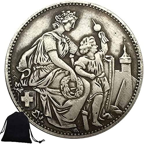 1865 Historicalni komemorativni novčići švicarski euro kovanik-Challenge kovani novčići poklon paket - zadovoljavajući servis za oca