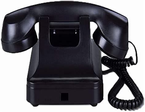 Fiksni telefonski telefonski telefone Retro fiksni stolni telefon, kabelirani telefon za i dekor, crne kreativne retro telefoni