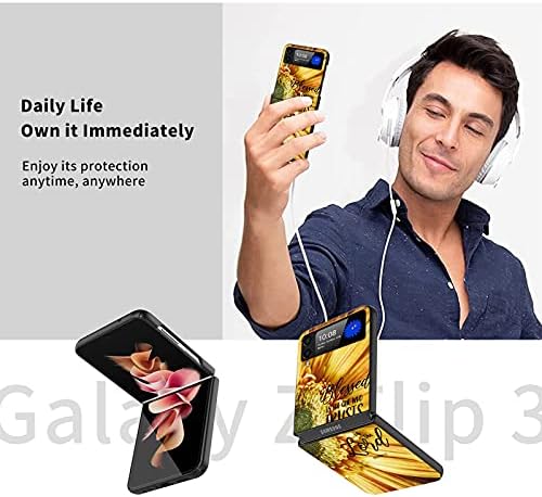 Galaxy Z Flip 3 Case, za Samsung Z Flip 3 Case, Ultra Slim Hard PC Shookproof sklopivi zaštitni poklopac za Samsung Galaxy Z Flip