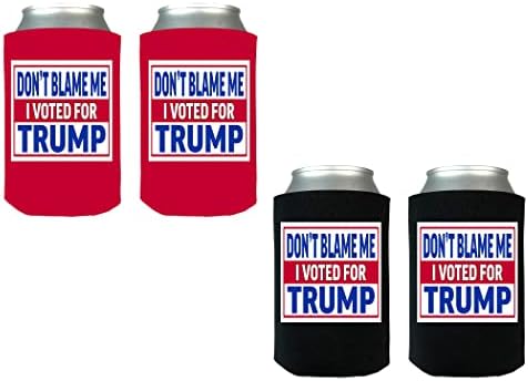 Smiješan neopren ne krivi me, glasao sam za Trumpove srupljivim pivom Can boca pića hladnije rukave 2 pakovanja crna