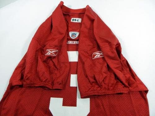 2009 San Francisco 49ers 3 Igra Izdana dres Crvene prakse L DP34723 - Neintred NFL igra rabljeni dresovi