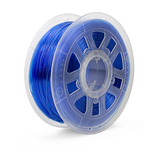 Gizmo Dorks 1,75mm PLA Filament 1kg / 2.2lb za ​​3D pisače, prozirna plava