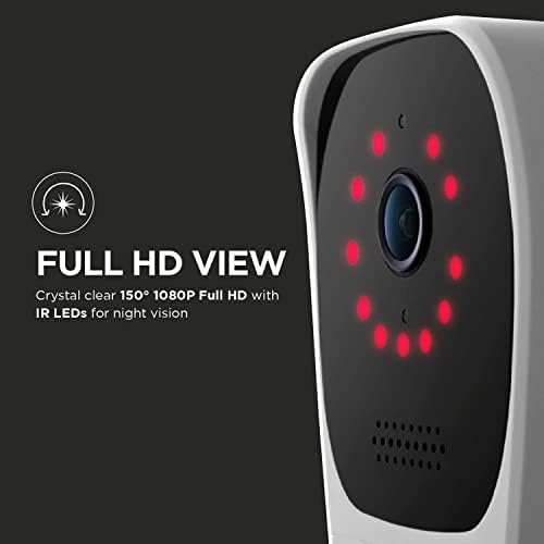 Sigurnosna sigurnosna kamera za trostruku glavu-Smart 2.4 GHz 1080p Vanjska Hardwired 3500 Lumen LED Flood Light kamera sa uključenom