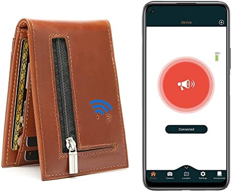 Anti-Lost Bluetooth Wallet Tracker & Finder GPS pozicija Locator Mens Slim minimalistički Cool Mens Money Clip novčanik držač kreditne