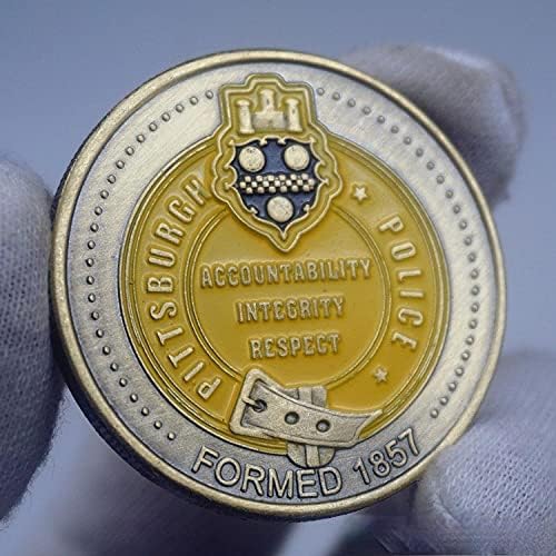 Sjedinjene Američke Države Pittsburgh Policijska odjela Suvenir Integritet odgovornosti Poštuje bakreni izazov novčić