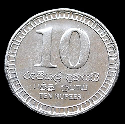 Šri Lanka 10 Rubbe Memorial Coin 2018 Signal Corps 75. godišnjica Nickel Steel 26.4mm
