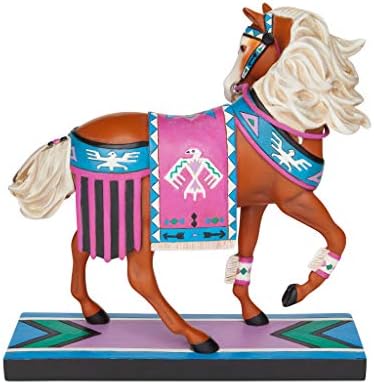 Enesco Trag oslikanih ponija Thunderbird Figurica, 7,75 inča, višebojna