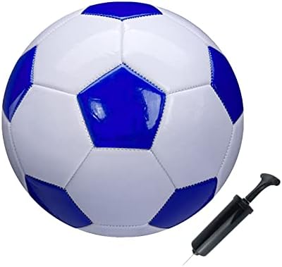 Nogometna lopta Veličina 2,3,4,5 bijela plava vanjska i zatvorena školska sportska djelatnost Anti-eksplozivna klasična dizajna pogodna