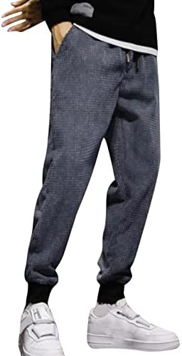 Muške udobne Harlan Harlans Track manžetne hlače sa čvrstim bojama sa džepom Sarong Hlače muškarci
