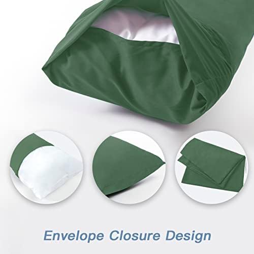 Downcool luksuzni puni otvor za tijelo sa vlaknom - ultra mekani jastuk za tijelo za spavanje - prozračan jastuk za krevet, 20 x54