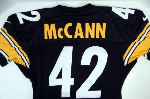 1997 Pittsburgh Steelers David McCann 42 Igra izdana Black Jersey 48 DP21291 - Neintred NFL igra rabljeni dresovi