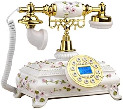 WYFDP Vintage Antikne telefone Resona ručno izrađena telefonska telefona Telefonska fiksna za kućnu uredski hotel