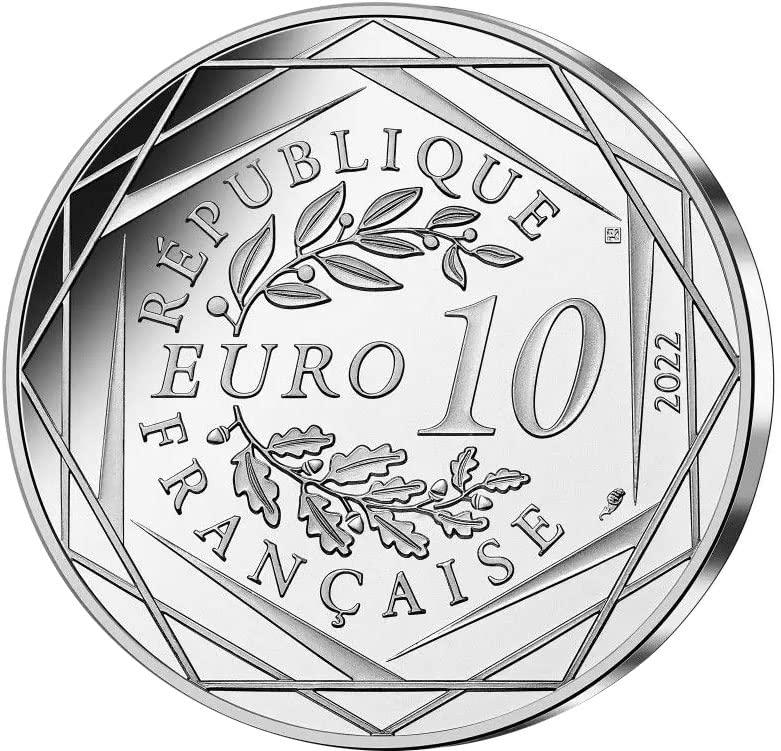2022 DE Asterix Powercoin Convivilité Conviviality Silver Coin 10 € Euro Francuska 2022 Bu Sjajno neobično
