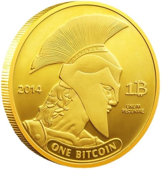 Eksplozivna zlatna kovanica Srebrna noćni noćni rok za kovanice virtualne kovanice Bitcoin kolekcija kolekcija kovanica kovanica kovanice