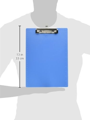 Saunders Reciklirani plastični međuspremnik, kapaciteta 0,5 inča, drži 8,5 x 12 inča, Ice Blue