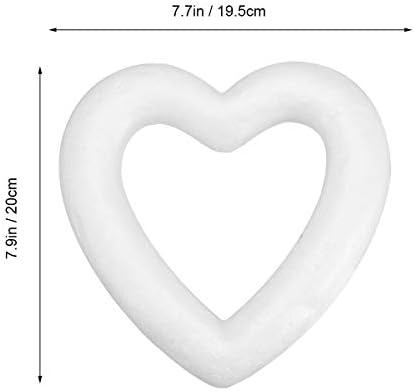Tendycoco bijeli modeliranje šuplje ljubavno srčano polistiren diy zanatsko modeliranje