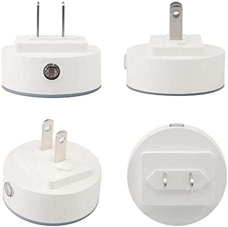 2 paketa Plug-in Nightlight LED noćno svjetlo sa senzorom sumraka do zore za dječiju sobu, rasadnik, kuhinju, hodnik crveno pletenje